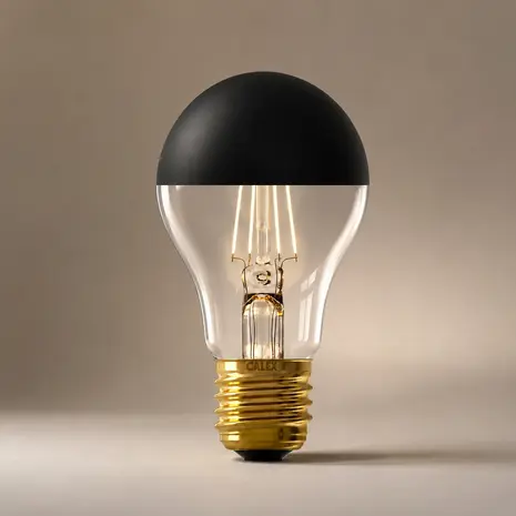 Calex LED E27 lamp 4 Watt kopspiegel zwart