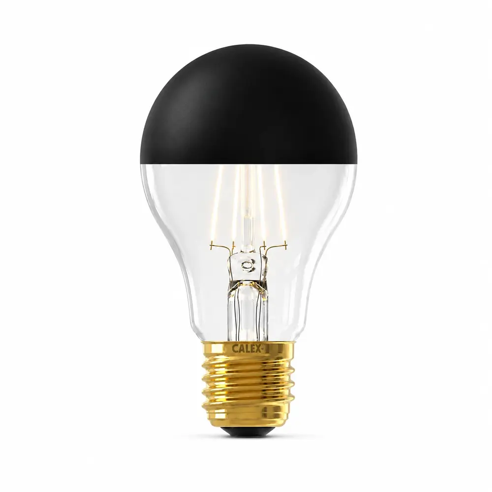 Calex LED E27 lamp 4 Watt kopspiegel zwart