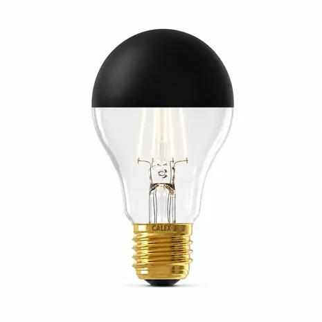Calex LED E27 lamp 4 Watt kopspiegel zwart