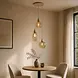 Highlight Hanglamp Cambio 3 lichts Ø 30 cm beige Highlight Hanglamp Cambio 3 lichts Ø 30 cm beige