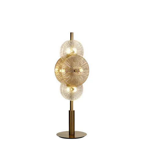 Searchlight Tafellamp Wagon wheel H 66,5 cm brons