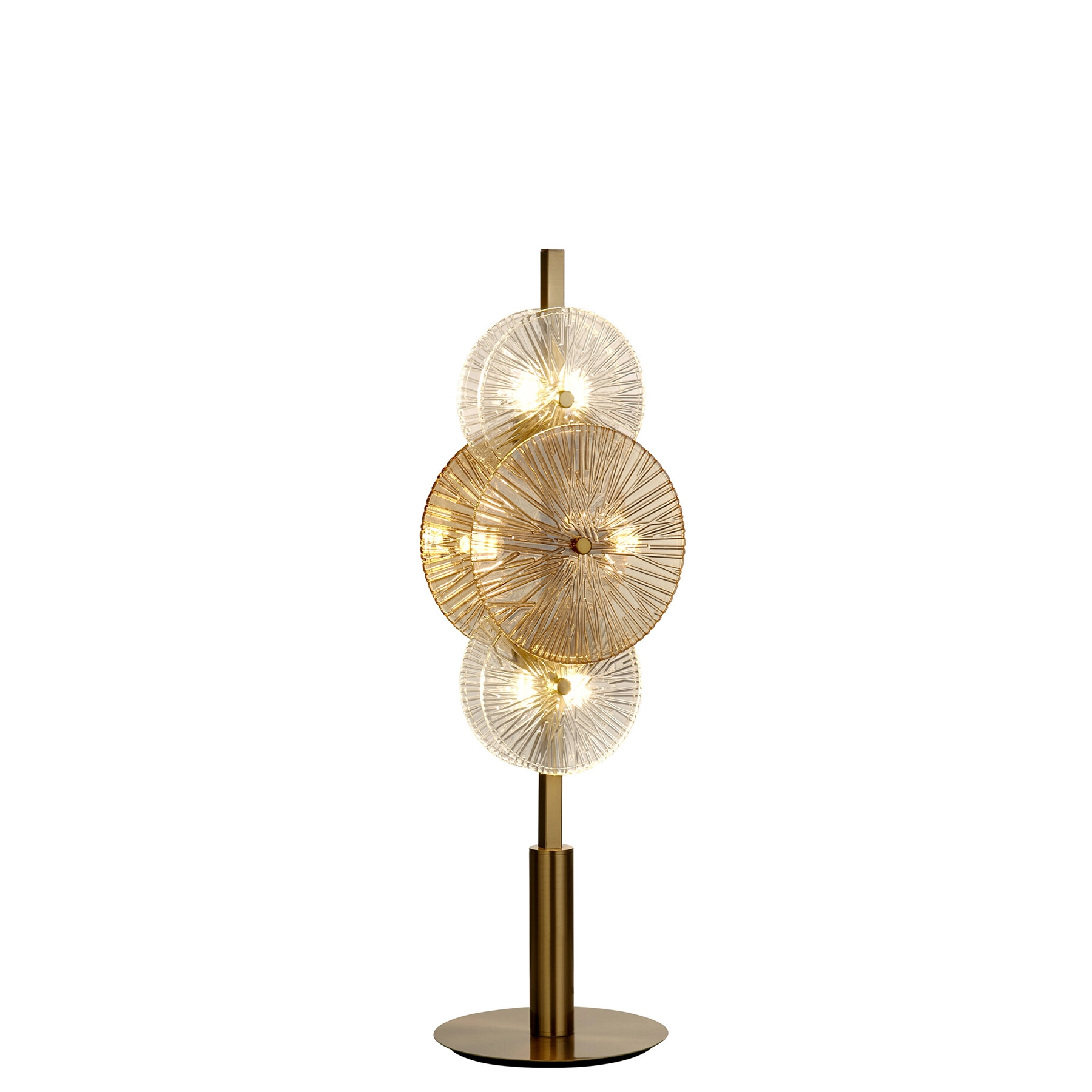 Searchlight Tafellamp Wagon wheel H 66,5 cm brons