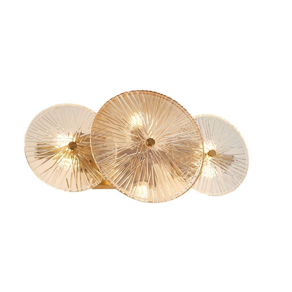 Searchlight Plafondlamp Wagon wheel L 40 cm brons