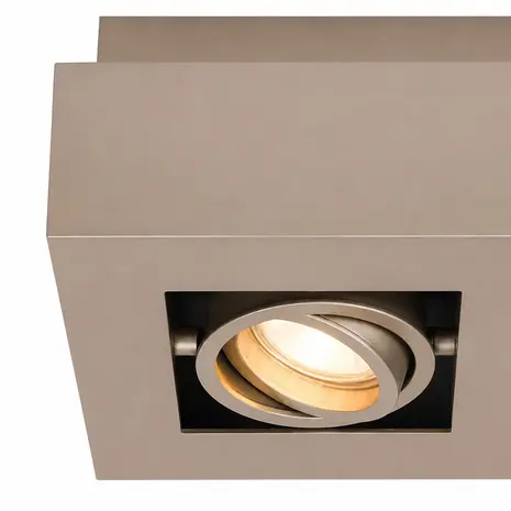 Artdelight Spot Bosco 1 lichts 14 x 14 cm champagne