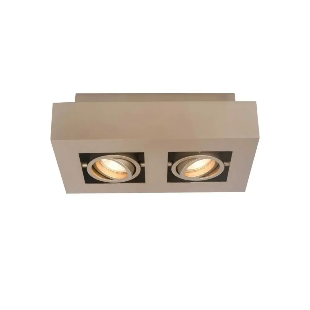 Artdelight Spot Bosco 2 lichts L 25 cm B 14 cm champagne Artdelight Spot Bosco 2 lichts L 25 cm B 14 cm champagne