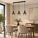 Searchlight Hanglamp Sweden 3 lichts L 101 cm zwart Searchlight Hanglamp Sweden 3 lichts L 101 cm zwart