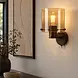 Searchlight Wandlamp Sweden H 24 cm bruin Searchlight Wandlamp Sweden H 24 cm bruin