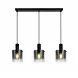 Searchlight Hanglamp Sweden 3 lichts L 101 cm zwart Searchlight Hanglamp Sweden 3 lichts L 101 cm zwart