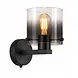 Searchlight Wandlamp Sweden H 24 cm zwart