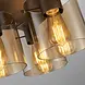 Searchlight Plafondlamp Sweden 3 lichts Ø 39 cm bruin Searchlight Plafondlamp Sweden 3 lichts Ø 39 cm bruin