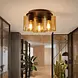 Searchlight Plafondlamp Sweden 3 lichts Ø 39 cm bruin Searchlight Plafondlamp Sweden 3 lichts Ø 39 cm bruin