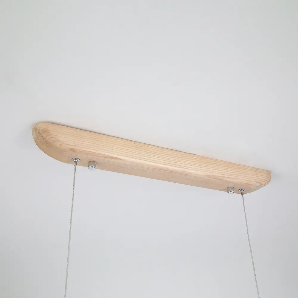 Searchlight Hanglamp Kenzie L 120 cm hout beige Searchlight Hanglamp Kenzie L 120 cm hout beige