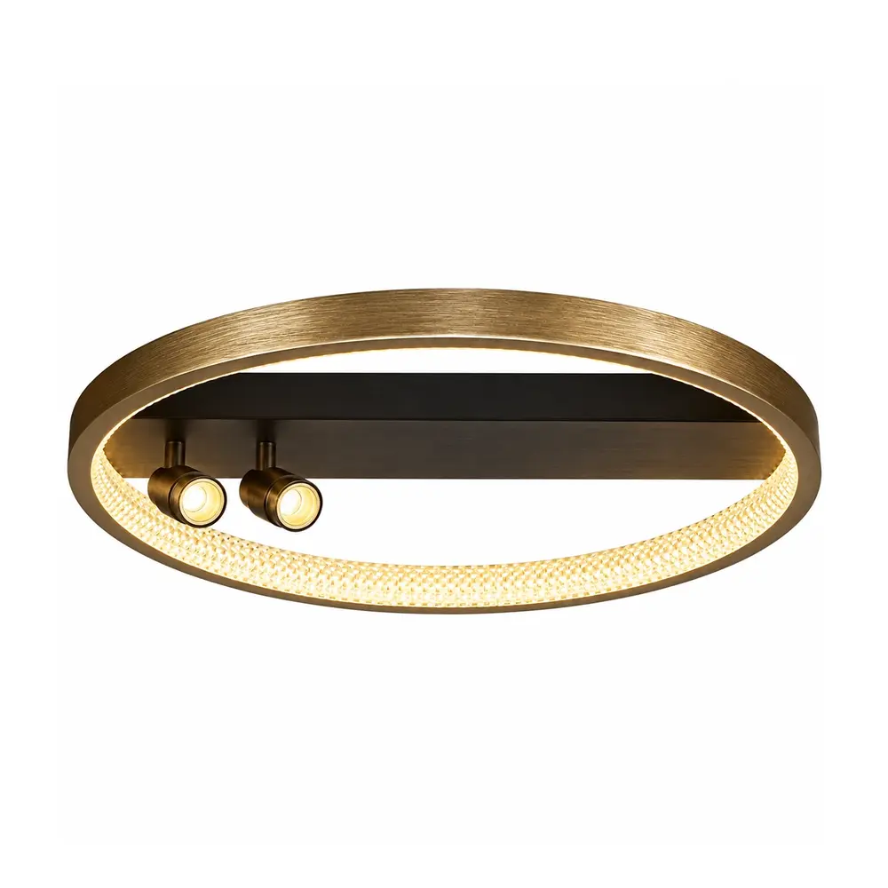 Searchlight Plafondlamp Grace Ø 50 cm zwart goud Searchlight Plafondlamp Grace Ø 50 cm zwart goud