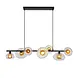 Searchlight Hanglamp Sunbeam 7 lichts L 93 cm zwart
