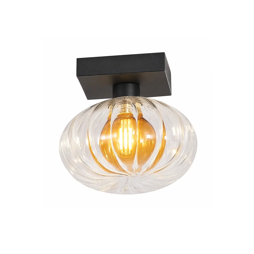 Searchlight Plafondlamp Sunbeam Ø 13,5 cm zwart Searchlight Plafondlamp Sunbeam Ø 13,5 cm zwart
