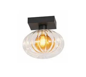 Searchlight Plafondlamp Sunbeam Ø 13,5 cm zwart Searchlight Plafondlamp Sunbeam Ø 13,5 cm zwart