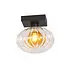 Plafondlamp Sunbeam Ø 13,5 cm zwart