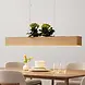 Searchlight Hanglamp Ash L 115 cm hout