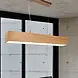 Searchlight Hanglamp Ash L 115 cm hout