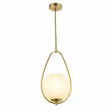 Searchlight Hanglamp Avalon Ø 23 cm goud Searchlight Hanglamp Avalon Ø 23 cm goud