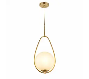 Searchlight Hanglamp Avalon  Ø 23 cm goud