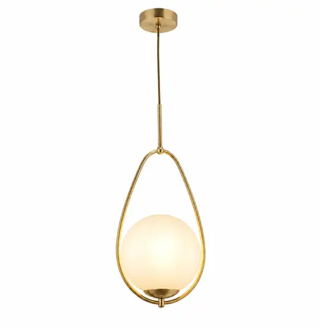 Searchlight Hanglamp Avalon  Ø 23 cm goud
