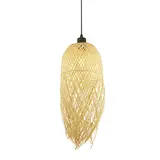 Searchlight Hanglamp Bali Ø 20 cm bamboe beige