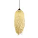 Searchlight Hanglamp Bali Ø 20 cm bamboe beige