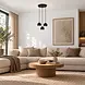 Searchlight Hanglamp Eindhoven 3 lichts Ø 35 cm zwart Searchlight Hanglamp Eindhoven 3 lichts Ø 35 cm zwart