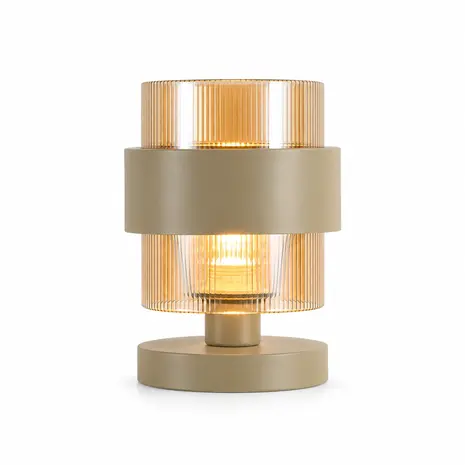 Searchlight Tafellamp Royal H 36 cm beige