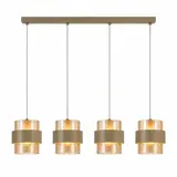 Searchlight Hanglamp Royal 4 lichts L 93 cm beige
