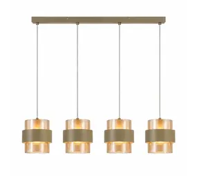 Searchlight Hanglamp Royal 4 lichts L 93 cm beige