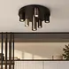 Searchlight Plafondlamp Tubes 6 lichts Ø 40 cm zwart Searchlight Plafondlamp Tubes 6 lichts Ø 40 cm zwart