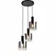 Searchlight Hanglamp Sweden 3 lichts Ø 47 cm zwart Searchlight Hanglamp Sweden 3 lichts Ø 47 cm zwart