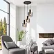 Searchlight Hanglamp Sweden 3 lichts Ø 47 cm zwart Searchlight Hanglamp Sweden 3 lichts Ø 47 cm zwart