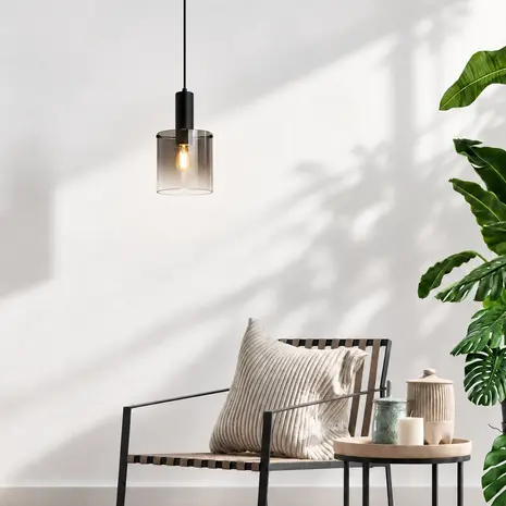 Searchlight Hanglamp Sweden Ø 22 cm zwart