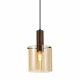 Searchlight Hanglamp Sweden Ø 22 cm bruin Searchlight Hanglamp Sweden Ø 22 cm bruin