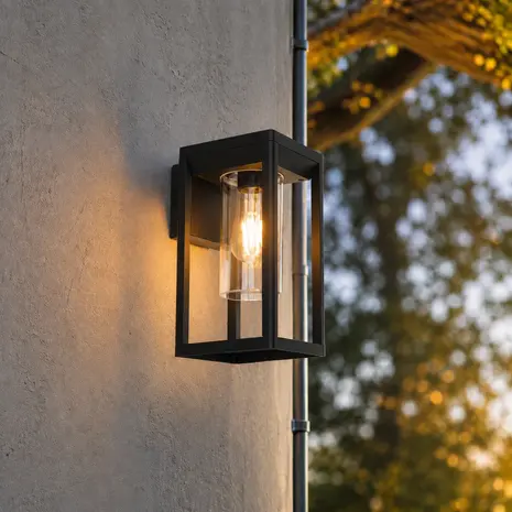 Searchlight Buitenlamp Atlanta H 27 cm zwart