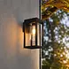 Searchlight Buitenlamp Atlanta H 27 cm zwart