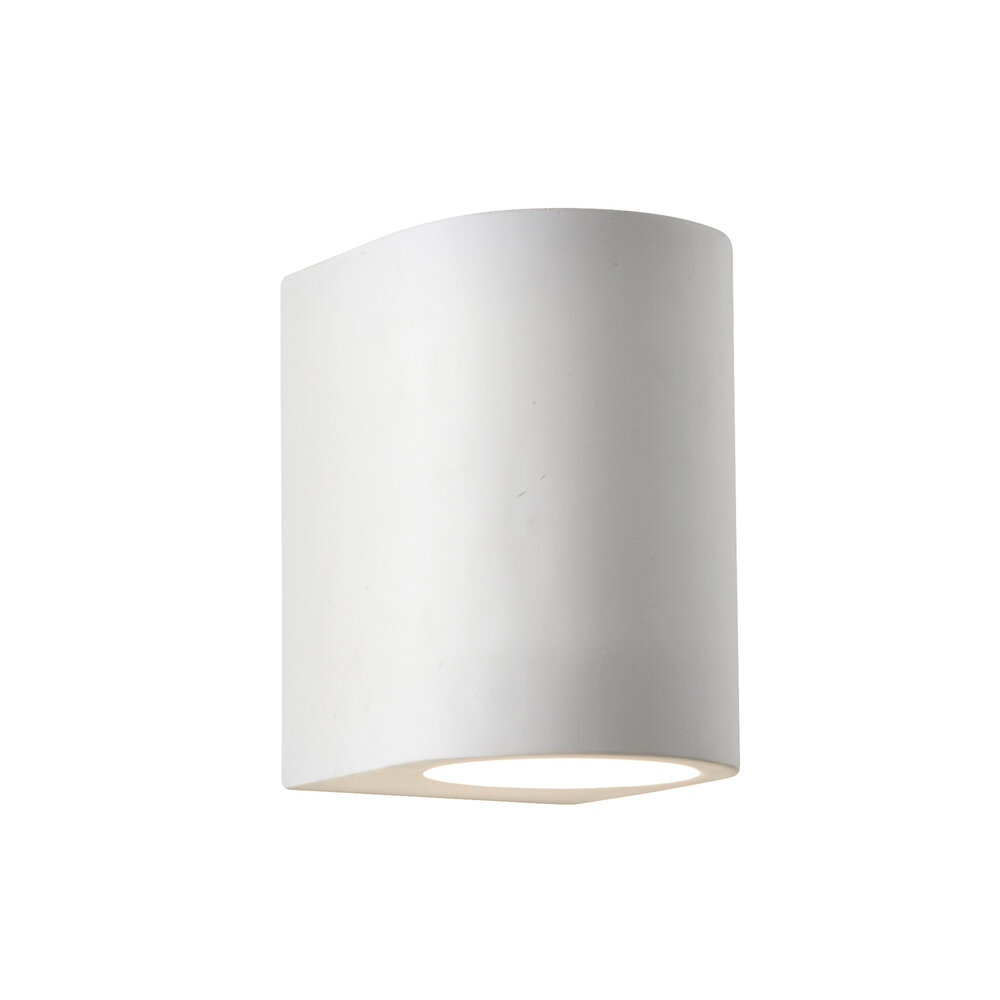 Searchlight Wandlamp Plaster H 15 cm wit