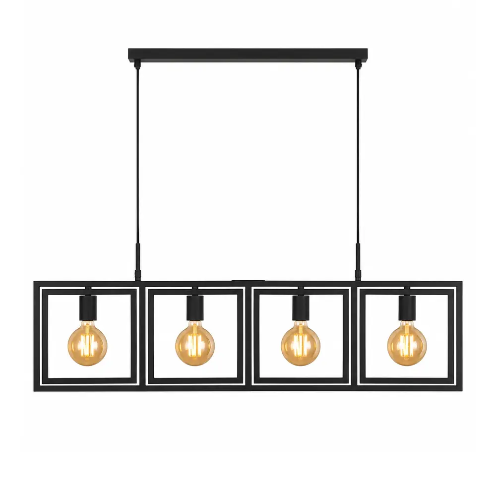 Searchlight Hanglamp Plaza L 113,5 cm zwart Searchlight Hanglamp Plaza L 113,5 cm zwart