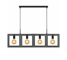 Searchlight Hanglamp Plaza L 113,5 cm zwart Searchlight Hanglamp Plaza L 113,5 cm zwart