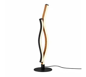 Searchlight Tafellamp Bloom H 48 cm zwart