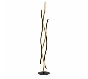 Searchlight Vloerlamp Bloom H 138,5 cm zwart