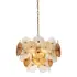 Hanglamp Wagon wheel 5 lichts Ø 45 cm brons