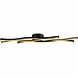 Searchlight Plafondlamp Bloom L 108 cm zwart