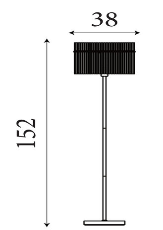 Searchlight Vloerlamp Swizzle H 152 cm beige Searchlight Vloerlamp Swizzle H 152 cm beige