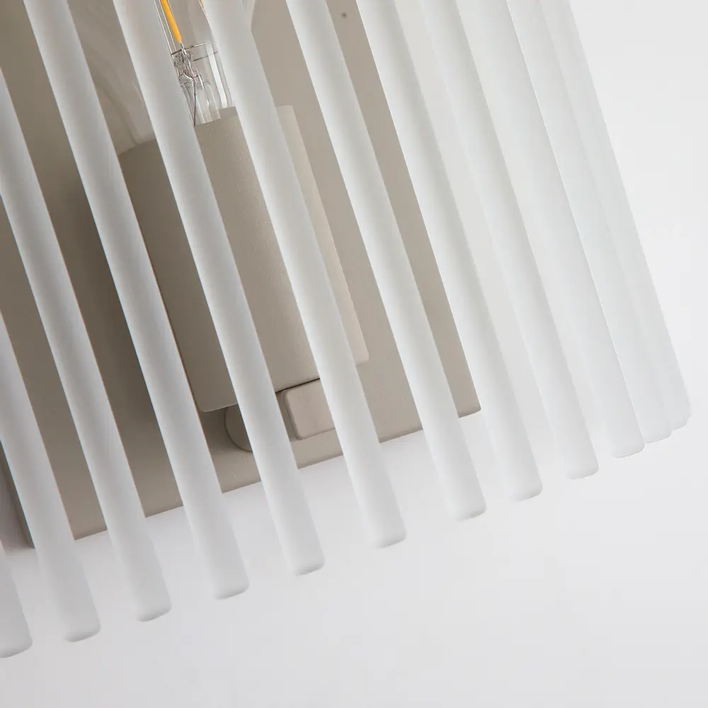 Searchlight Wandlamp Swizzle H 26 cm beige