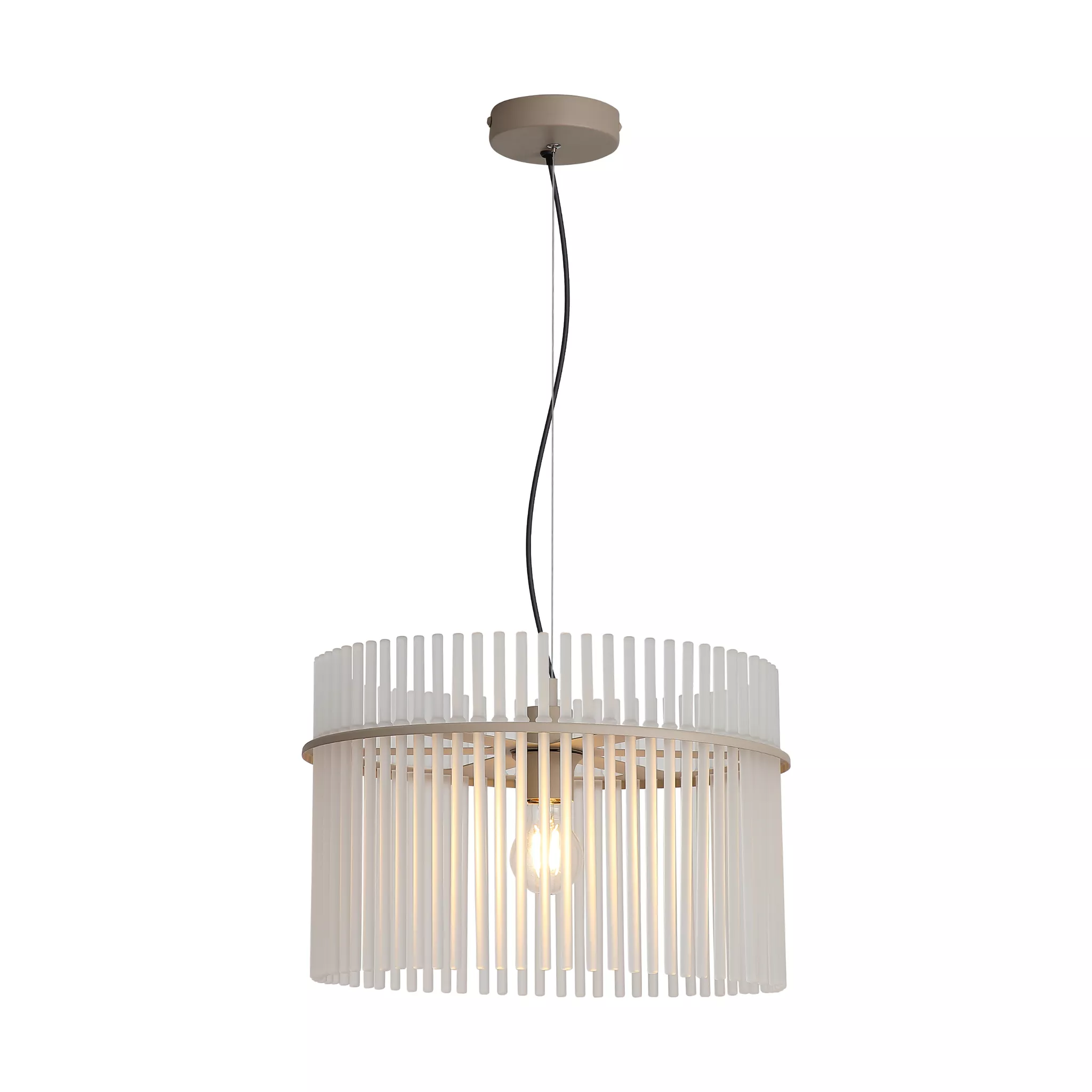 Searchlight Hanglamp Swizzle Ø 40 cm beige