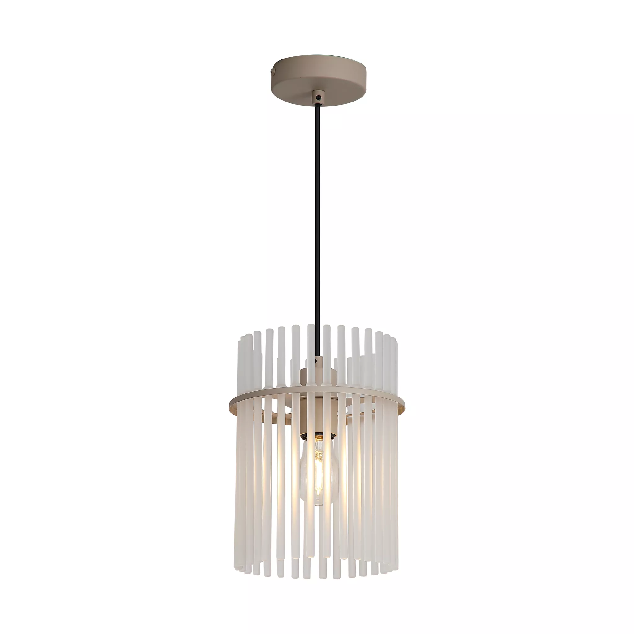 Searchlight Hanglamp Swizzle Ø 20 cm beige